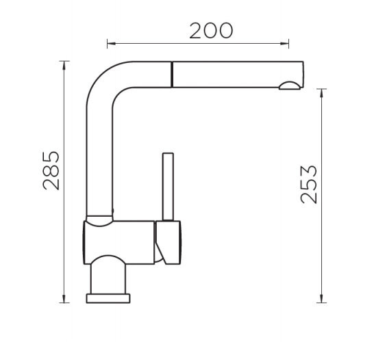 Смеситель Schock Piega-D 710107 бронза