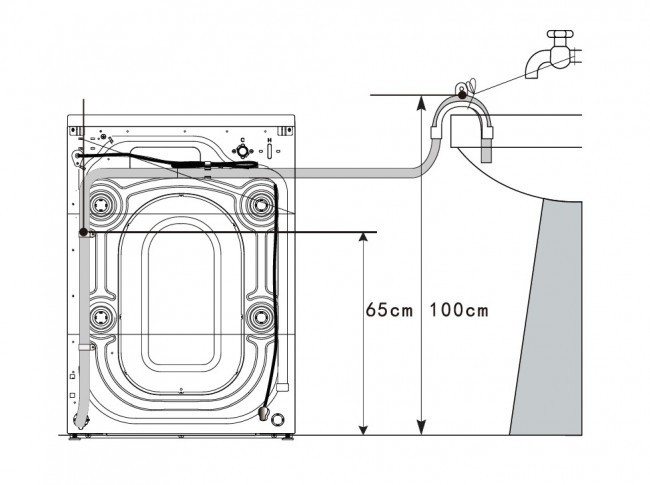 Отдельностоящая стиральная машина Korting KWM 60ID1203 GR