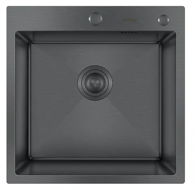 Мойка кухонная Hoffger HFG-5050B BLACK Мойка кухонная Hoffger HFG-5050B BLACK