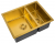 Кухонная мойка ZORG ZL R 580-2-440 BRONZE бронза
