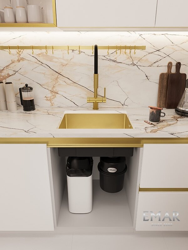Мойка кухонная Emar EMB-540(UN) PVD Golden Мойка кухонная Emar EMB-540(UN) PVD Golden
