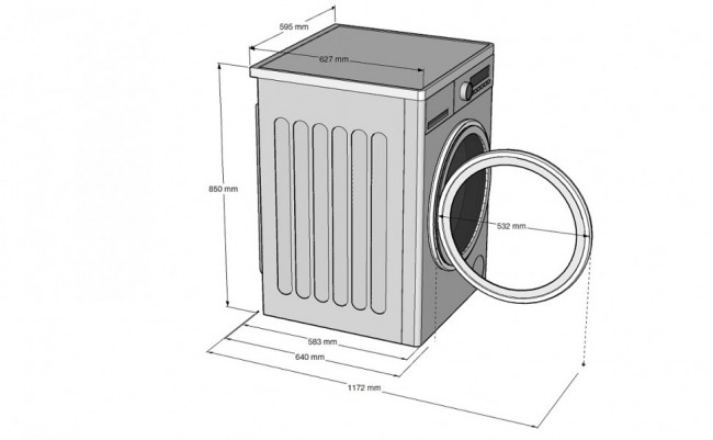 Сушильная машина Korting KD 69IHP10 An