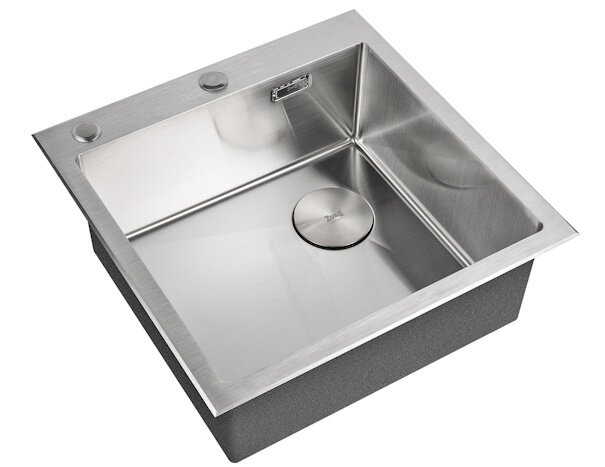 Кухонная мойка ZORG LUX 5151 INOX с накладкой