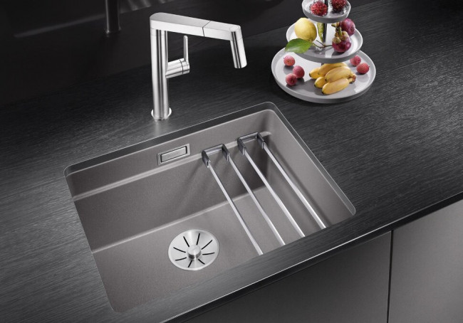 Кухонная мойка Blanco Etagon 500-U Silgranit алюметаллик Кухонная мойка Blanco Etagon 500-U Silgranit алюметаллик