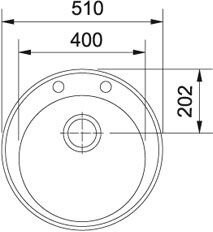 Кухонная мойка Franke  ROG 610-41 бежевый