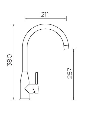 Смеситель Schock Kavus 710425 саббиа