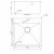 Мойка для кухни MILACIO Denia 51 Steel золото MC.77488 Мойка для кухни MILACIO Denia 51 Steel золото MC.77488