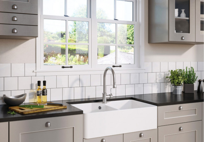 Кухонная мойка Blanco Villae Farmhouse Double белый 525164