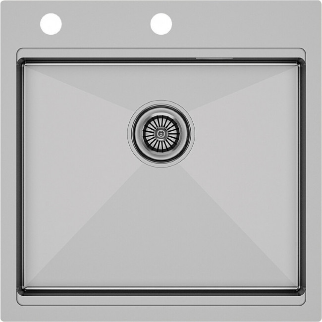 Мойка кухонная Paulmark Kroner 51 Pro PM705151-BS из нержавеющей стали, нержавеющая сталь