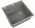 Мойка для кухни ZORG LUX 5151 GUN GREY серый с накладкой