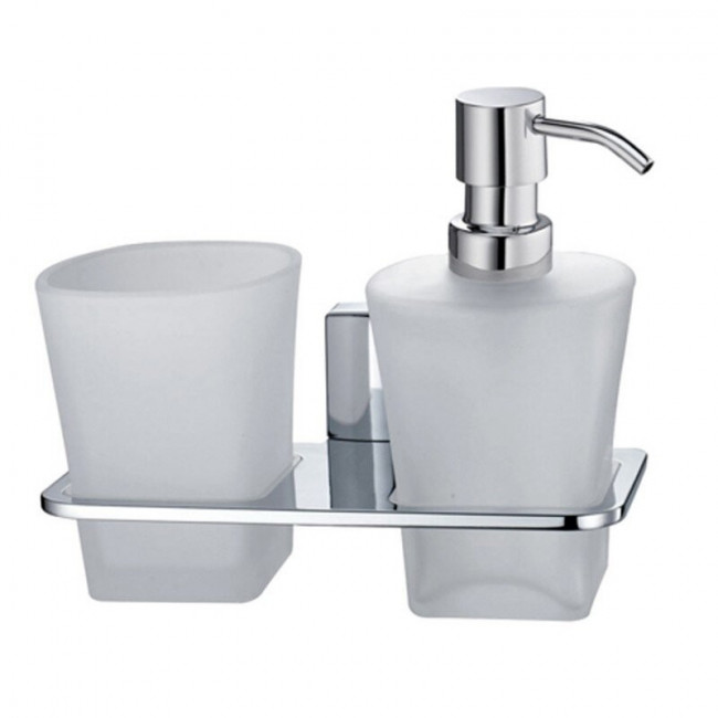 Держатель дозатора и стакана WasserKRAFT Leine K-5089