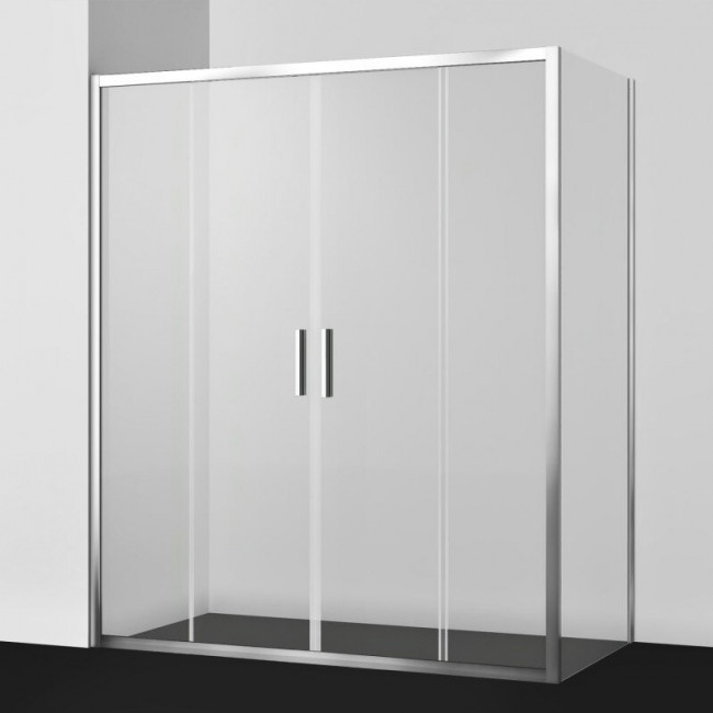 Душевой уголок 160x90x190 см WasserKRAFT Lippe 45S51 с раздвижными дверьми