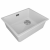 Мойка для кухни Paulmark IT-GRANIT LUMI 55 UNI-SKEW, артикул LU55SK-WH