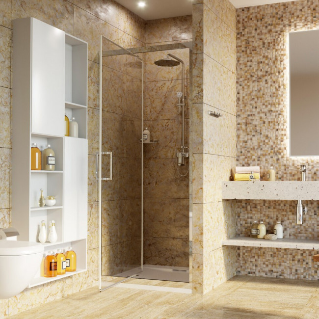 Душевая дверь 100 см WasserKRAFT Salm 27I12