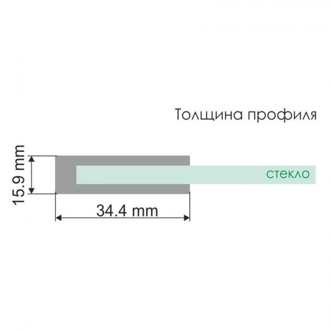 Шторка на ванну WasserKRAFT Berkel 48P01-80 WHITE Fixed ширина 80 см, профиль белый
