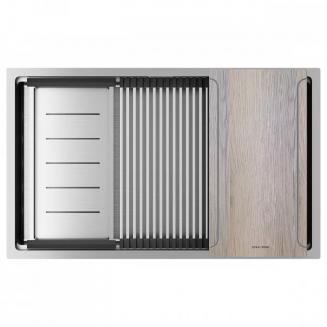 Кухонная мойка Paulmark NEXT-MULTI SINK 74 UNI, артикул PM787445-BS