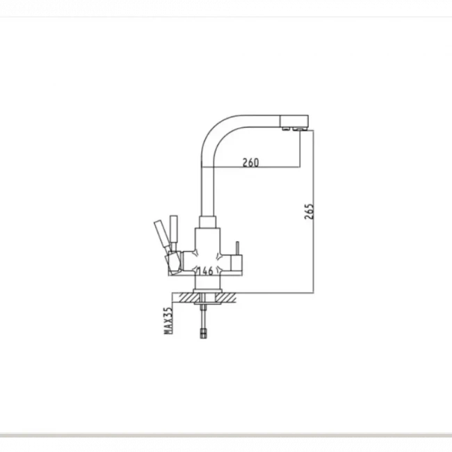 Cмеситель Hoffger Kolag KLG 130-304