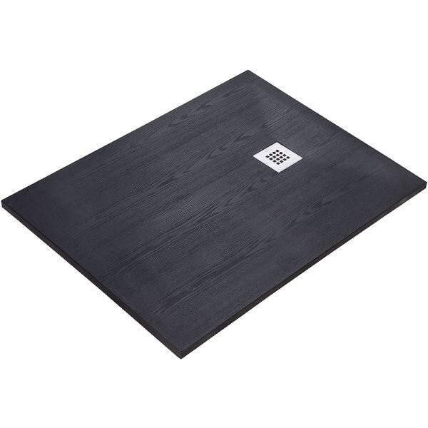Душевой поддон WasserKRAFT Dill 61T06, прямоугольный 120x80x3,5 см, черный матовый
