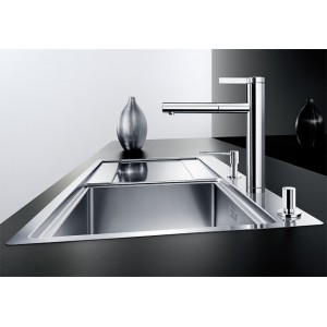 Смеситель Blanco Linee-S (зеркальная нержавеющая сталь) Смеситель Blanco Linee-S (зеркальная нержавеющая сталь)
