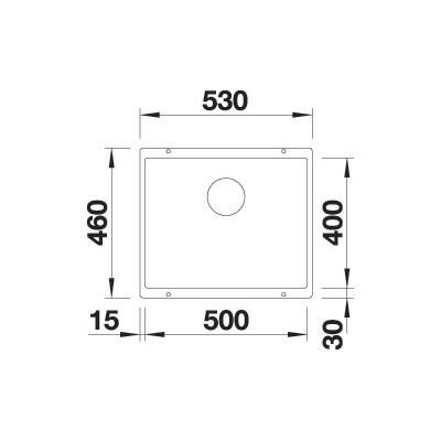 Кухонная мойка Blanco Rotan 500-U вулкан серый  527329